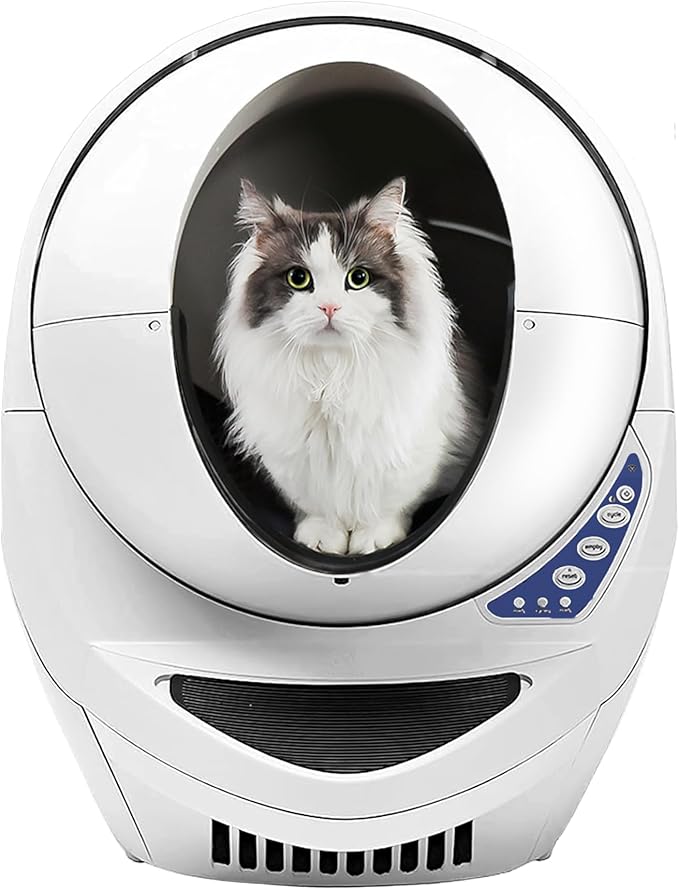 Litter-Robot 3 by Whisker, Beige - Automatic, Self-Cleaning Cat Litter Box, Helps Reduce Litter Box Odors, Works with Almost Any Clumping Litter, WhiskerCare 1-Year Warranty