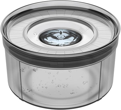 1Gallon No Spill Dog Water Bowl-3.8L Large Capacity, BPA-Free, Anti-Splash & Anti-Digging Design with Non-Slip Base for Messy Drinkers