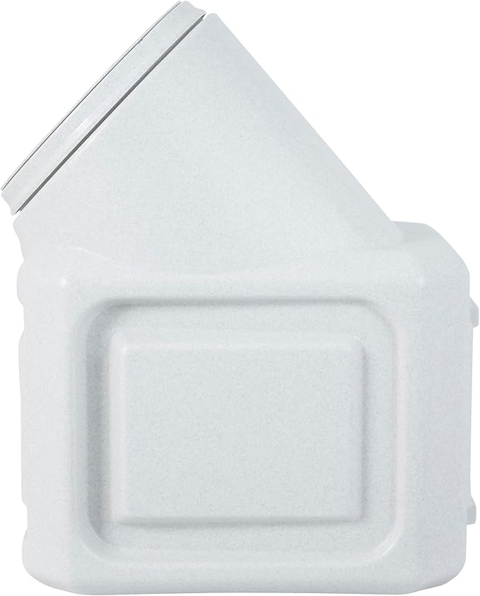 Vittles Vault Traditional Pet Food Storage Container For Dog Kibbles/Bird Seed/Oatmeal/Rice/Flour/Cereal, BPA Free Plastic, Sealed Airtight For Cat Food, Up To 60 lb, Made in USA, With Scoop, Gray