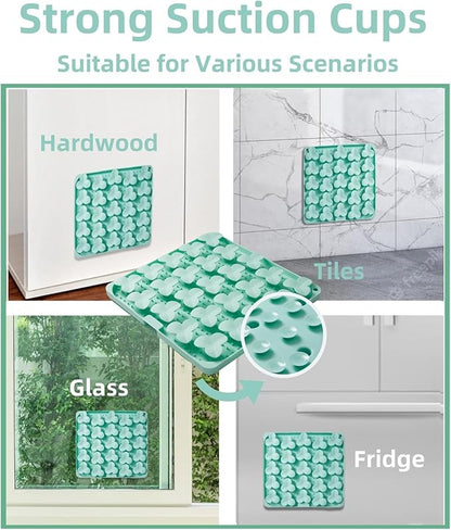 Puzzle Feeder Snuffle Mat for Dogs, Lick Mat for Dogs to Slow Down Eating, Dog Puzzle Toys for Large and Medium Breed Dogs, Silicone Dog Bowls for Dry, Wet, Raw Food, Green