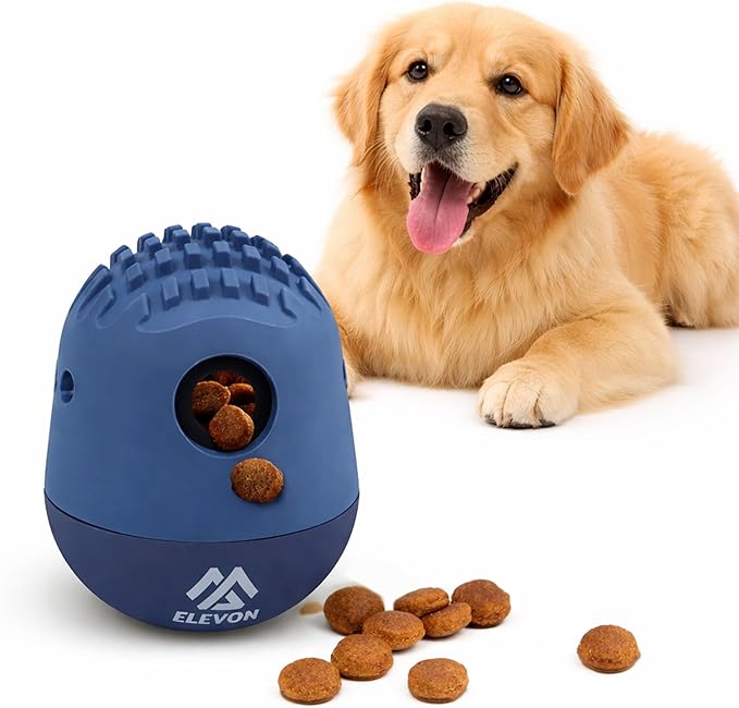 Elevon Dog Puzzle Toy, Adjustable Treat Dispenser, Interactive Enrichment Toy for Brain Stimulation, Dog Treat Toys Dog Chew Toys to Keep Them Busy, Slow Feeder - Ideal Gift for Cats and Dogs