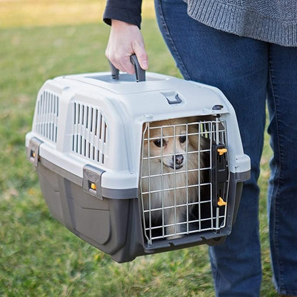 MidWest Homes for Pets Skudo Plastic Carrier, 22-Inch Ideal for XS Dog Breeds with an Adult Weight up to 12 Pounds