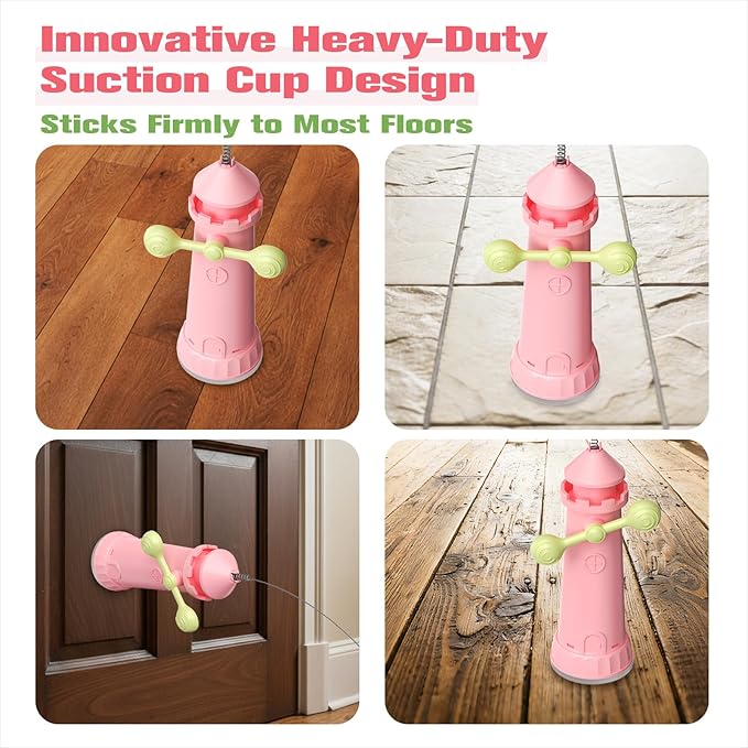 Cat Interactive Chase Toys for Indoor Cats, Enhanced Suction Cup Cat Teaser Wand, Kitty Enrichment Toy Weight Loss Exercise Toy for Kitten Adult Cats Boredom Relief Keep Them Busy