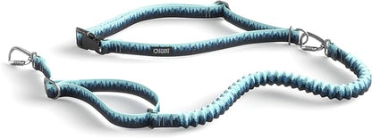 Stunt Puppy Stunt Runner Hands-Free Dog Leash, Pines Blue
