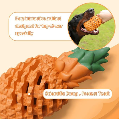 Pineapple Dog Chew Toys - Indestructible for Large Aggressive Chewers