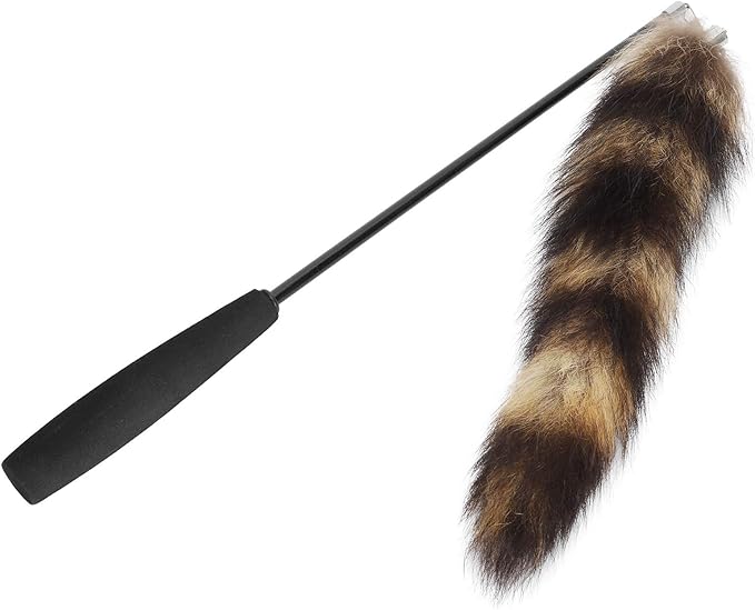 EVTSCAN Interactive Cat Feather Toys, Cat Artificial Tail Playing Sticks Toy Pet Retractable Wand Funny Rod Interactive Toy