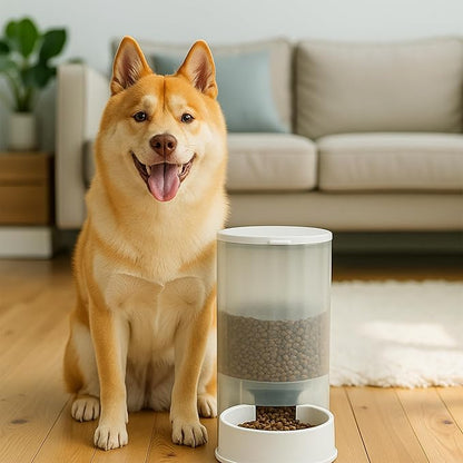 Automatic Pet Feeder, 5 Lbs Dog Food Capacity, Gray