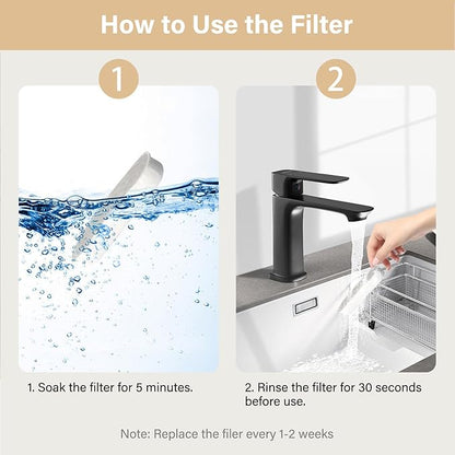 12 Pack Replacement Filters Compatible with WOPET 6L/205oz/1.7Gal Dog Water Fountain, 6 Month Set for Large Dogs Water Bowl Dispenser, Includes 12 Filters