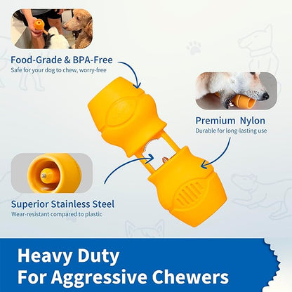 Chewise Bully Stick Holder, Improved Bully Sticks Holder, Ultimate Secure Heavy Duty, BPA-Free Safety Device to Prevent Choking, Fits Various Bully Sticks and Dog Sizes