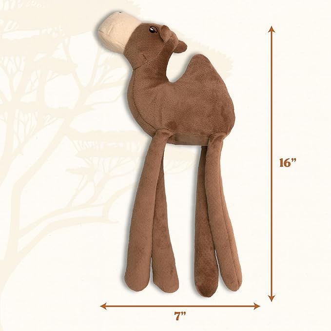 Dog Toys | Plush Toy Camel Stuffed Animal for Dogs | Eco Friendly Toy Made from Non Toxic Materials