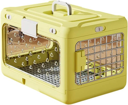 Foldable Pet Carrier with Anti Pee Layer and Spacious Inside for Comfort Compact Pet Carrier