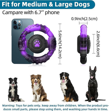 Tough Dog Toys for Aggressive Chewers, Indestructible Dog Toy for Large Dogs, Nylon Chew Toys for Medium Large Breed, Interactive Dog Toys to Keep Them Busy, Dog Birthday