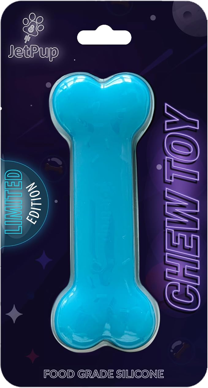 Pup Chew Toy - Bone - Human Grade Chew Toy - Human Pup Play - 100% Food Grade Silicone - (Blue Orbit* Limited Edition)