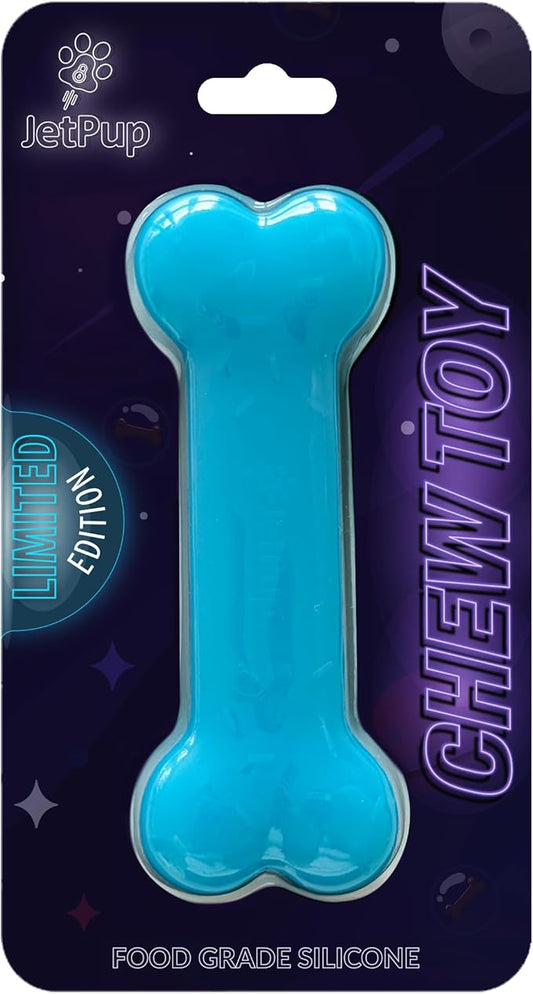 Pup Chew Toy - Bone - Human Grade Chew Toy - Human Pup Play - 100% Food Grade Silicone - (Blue Orbit* Limited Edition)