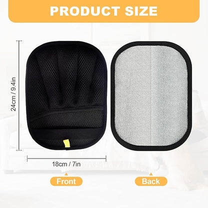 Pet Hair Removal Gloves for Cats & Dogs, 5-Finger Electrostatic Reusable Brush for Furniture, Carpet, Clothing & Car Seats - Washable Pet Hair Remover Tool (1 Piece)