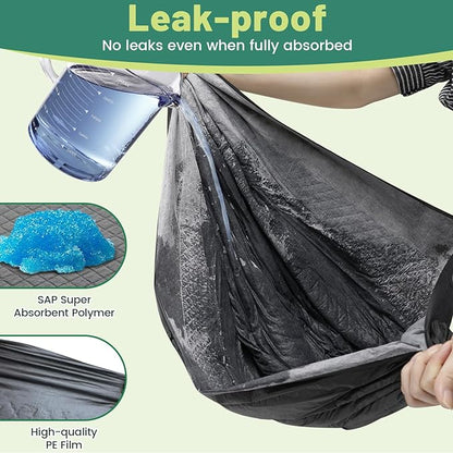 Gimars XL 28"x34" 6-Layer Ultra Abolsorbent Pee Pads for Dogs, Leak-Proof Carbon Dog Puppy Pads, Odor-Control & Quick Dry Dog Training Pads 30 Counts Charcoal