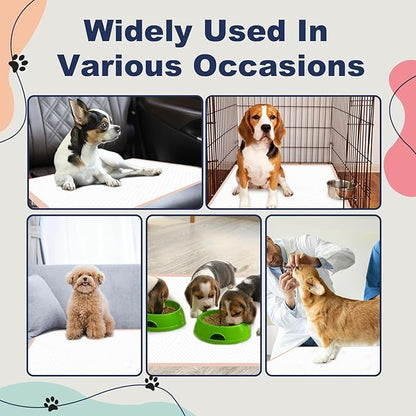 Puppy Pads Extra Large 36" × 36" - 45 Count Dog Pads Pink, XXL Pee Pads for Pets｜Disposable Dog Training Pads, Super Absorbent & Leak-Proof & Quick Drying Potty Pads