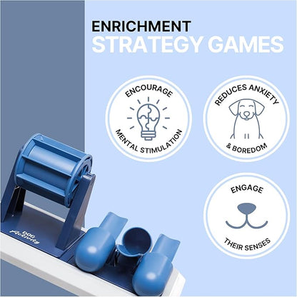 TRIXIE Vario Poker Box 2 Dog Activity Interactive Toy, Level 2 Food Puzzle Game, Brain Teasing Treat Dispenser, IQ and Mental Development Toy for Smart Dogs, Enrichment Toy for Boredom Busting