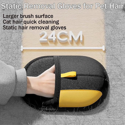Pet Hair Removal Glove for Cats & Dogs, Static Removal Gloves for Pet Hair,Reusable Pet Hair Remover Glove (1 PCS)