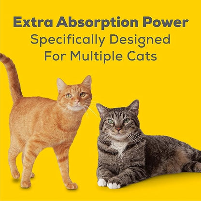 Tidy Cat Breeze Multi-Cat Strength Cat Pads Refill Pack (2) 8 Count Pouches with Aurora Pet Catnip Toy (Assorted)