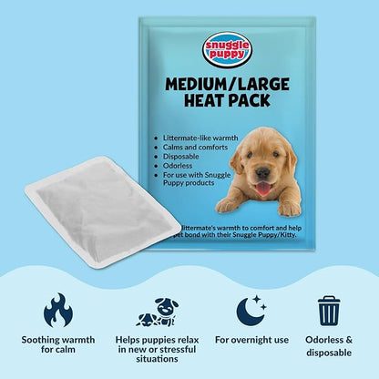 Snuggle Puppy Heartbeat Dog Toy for Puppies, Real-Feel Heartbeat, Calming Sleep Aid and Crate Training Comfort Toy with Heat Pack, Medium Breed Buddies Doodle Appearance (Goldendoodle, Poodle Mix)