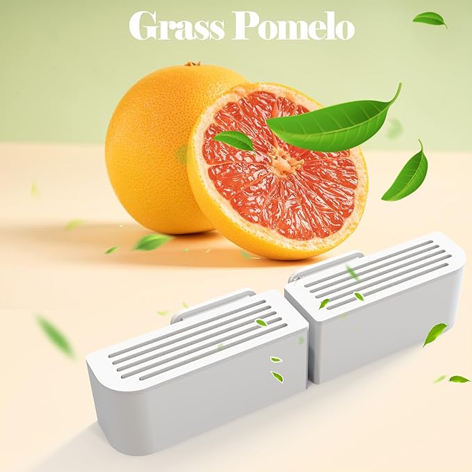 Fragrance Boxes for Cumrige, Deodorizer for Cumrige Self Cleaning Litter Box, Odor Eliminator Compatible with Fumoi Automatic Cat Litter Box, Grass Pomelo Scent