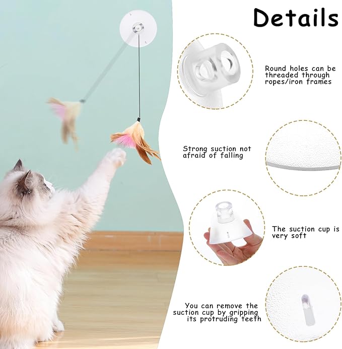 4 PCS Window Perch Suction Cup Large Replacement Clear PVC Sucker Pads Powerful Suction Cups for Cat Window Bed Seat Hammocks