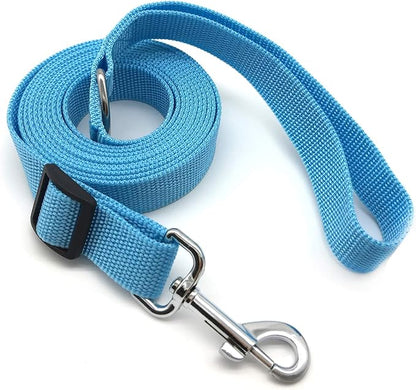 TAIAN Adjustable Nylon Dog Leash, 10 Foot Long Dog Leashes for Medium Large Dogs