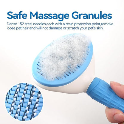 Dog & Cat Brush,Pet Grooming Kit 4PCS- Dog Brush for Shedding| A Pair Pet Hair Removal Gloves| Metal Comb for dog.Removes Undercoat, Tangled, Dirt and Massages. All hair Types