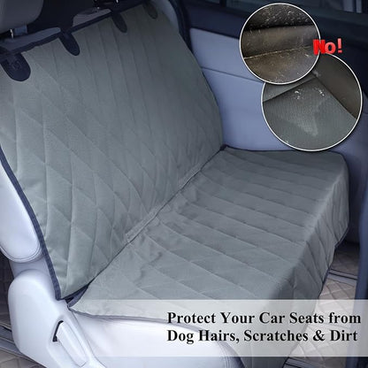 VIVAGLORY Dog Seat Cover Quickcover Seat Protector for Dog, Backseat Cover for Car SUV & Truck, Back Rear Backseat Bench Protector, Large, Grey
