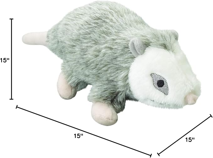 SPOT Woodland Collection Possum Dog Toy – 15” Plush Squeaky Dog Toy with Grunting Squeaker, Durable Stuffed Animal for Medium and Large Dogs