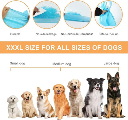Pee Pads for Dogs & Cats 31"x55" , Puppy Pads Extra Large, Disposable Thicken Pet Training Pads for Doggie Rabbits, Incontinence Underpads Ultra Absorbent & Quick-Dry, Leakproof Potty Pad 40 Count