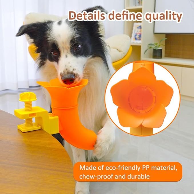 Dog Ball Launch - Interactive Automatic Long-Distance Non-Slip | Small Dogs Tennis Ball Thrower with Adjustable Distance, Pet Toy for Home Dorm Apartment Garden Yard Patio