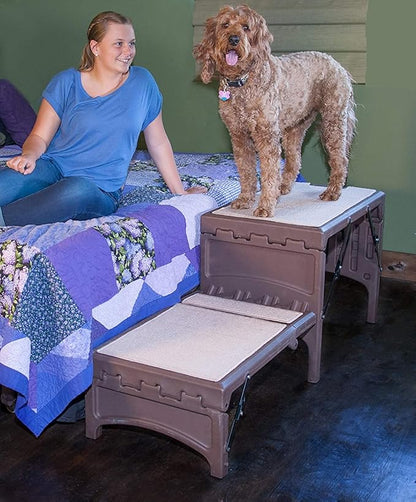 Pet Gear Free Standing Pet Ramp for Cats and Dogs, No Assembly Required, Easy Fold for Storage or Travel, Portable, Available in 6 Models