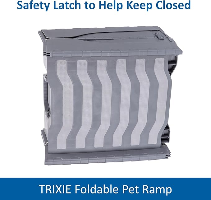 TRIXIE 59-in Pet Ramp for Small to Medium Dogs up to 55 lbs, Foldable and Lightweight Easy to Store