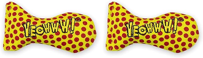 Yeowww! Stinkies Catnip Toy, Dots (Pack of 2)