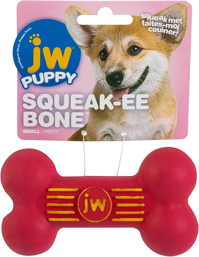 JW Pet Squeak-ee Bone Puppy Toy