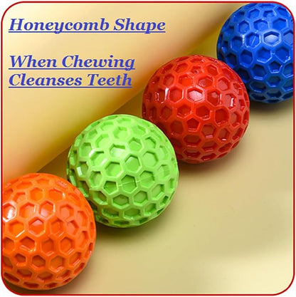Chuck It Balls 4pcs Indestructible Dog Toys for Aggressive Chewers Interactive Dog Balls Small Size 6.5cm/2.55in Diameter - Set of 4