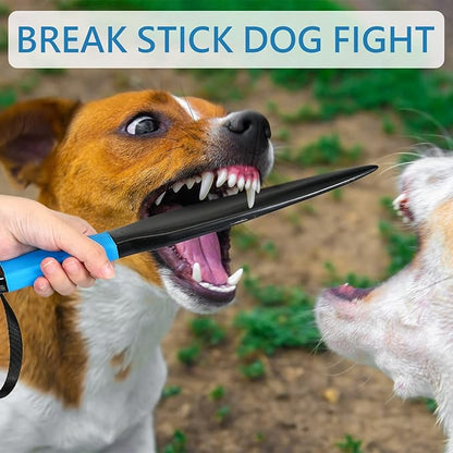 Lenwen Dog Break Stick Pet Dog Bite Training Stick Pet Chew Toys for Small Medium Pet Supplies, 13.6 x 2 x 0.6 Inch(Blue)