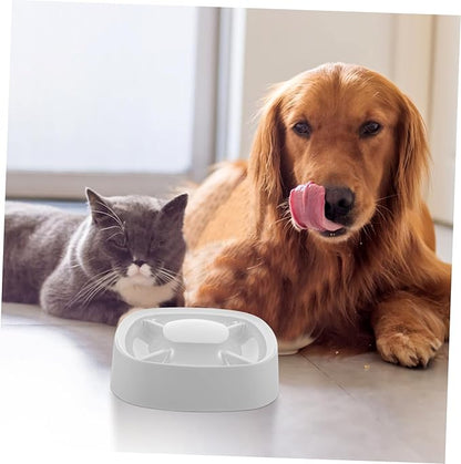Mipcase Cat Food Water Bowl Multi-Functional Slow Feeder for Dogs and Cats Compartments for Multiple Pets Easy to Pet Feeding Bowl