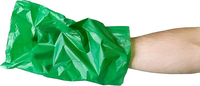 Case of 2000 Eco-Green Pet Waste Station 200 Bags on Roll (10 Rolls) - Bulk Dog Poop Bag - Dog Waste Station Bags - Doggie Bag Litter Pot