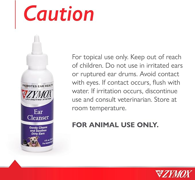 Zymox Ear Cleanser With Bio-Active Enzymes, 4 oz.