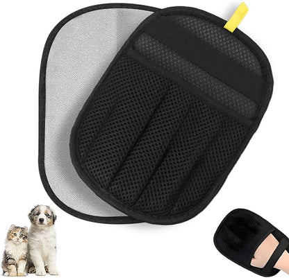 Pet Hair Glove for Cats & Dogs,Newly Upgraded Five-Finger Electrostatic Reusable Magic Brush,Pet Hair Remover Glove for Laundry for Pet Hair Remover Tool on Carpet,Clothing,Couch,Car Seat