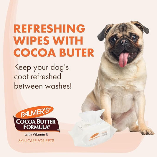 Palmer's for Pets Coconut Oil Refreshing Wipes for Puppies - Palmers Puppy Wipe for Gentle Grooming, 100 Count (Pack of 2)
