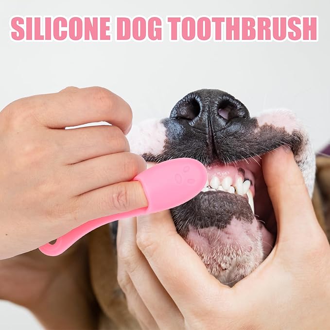 6pcs Cat Chin Brushes, 2025 New Soft Silicone Cleaner Pet Finger Toothbrush Cats Chin Scrubber Tooth Brush Comb in Improved Design for Dogs Pets Facing Cleaning Grooming