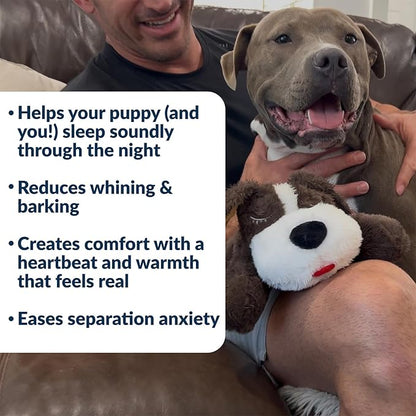Snuggle Puppy Original Toys - Heartbeat Puppy for Dogs - Pet Anxiety Relief and Calming Aid - Comfort Dog Toys for Behavioral Training