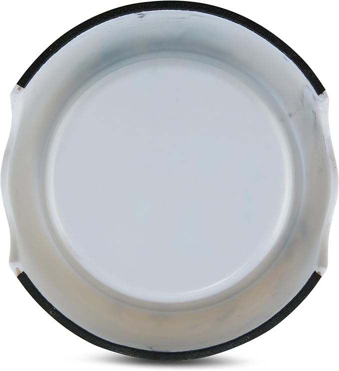 Marble Print Melamine Dog and Cat Food and Water Bowl, Non Skid Base, Anti-Slip Pet Feeder Bowls (5.4 Ounce, 13.5 Ounce,27 Ounce)
