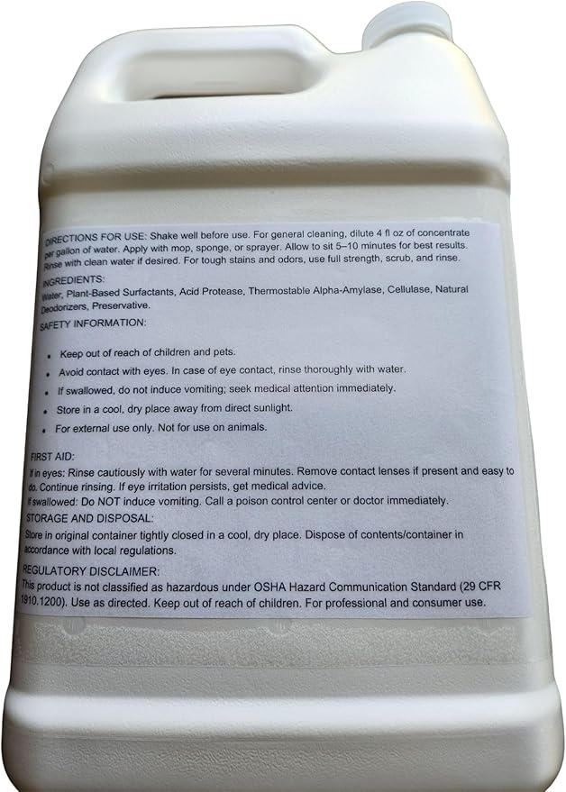 Nature's Way Soil Dog Urine Odor Eliminator for Outdoor Surfaces – Pet-Safe Enzyme Deodorizer for Grass, Concrete, Patios, Kennels & Artificial Turf – Removes Outdoor Pet Odors for Yards & Runs