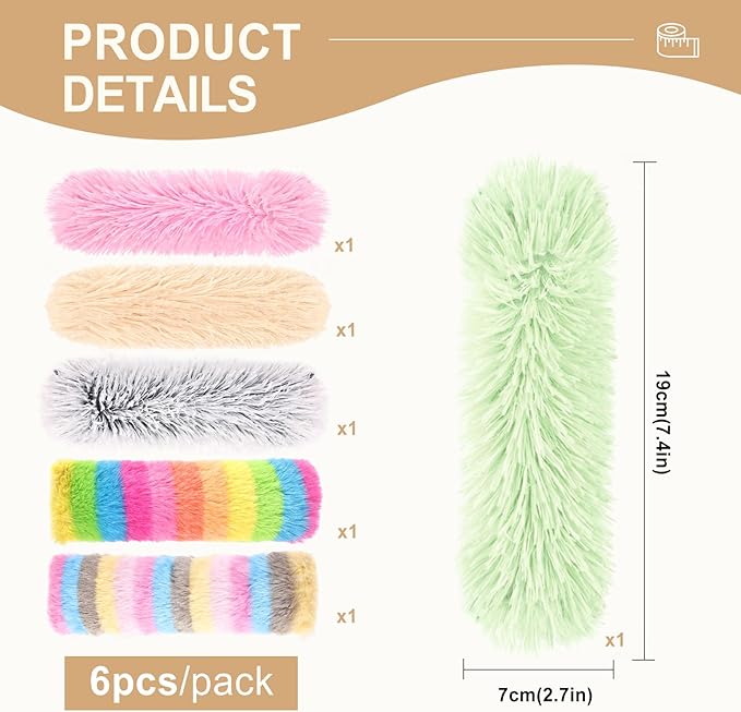 Cat Toys Pillows 6Pcs Catnip Kicker Toys for Cats Promotes Kitty Exercise