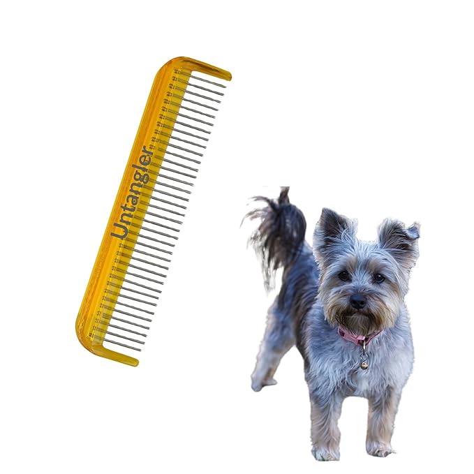 Pet Comb (5", Golden Amber)